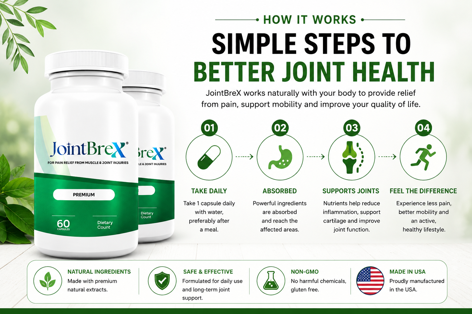 How JointBreX supports joint comfort and mobility
